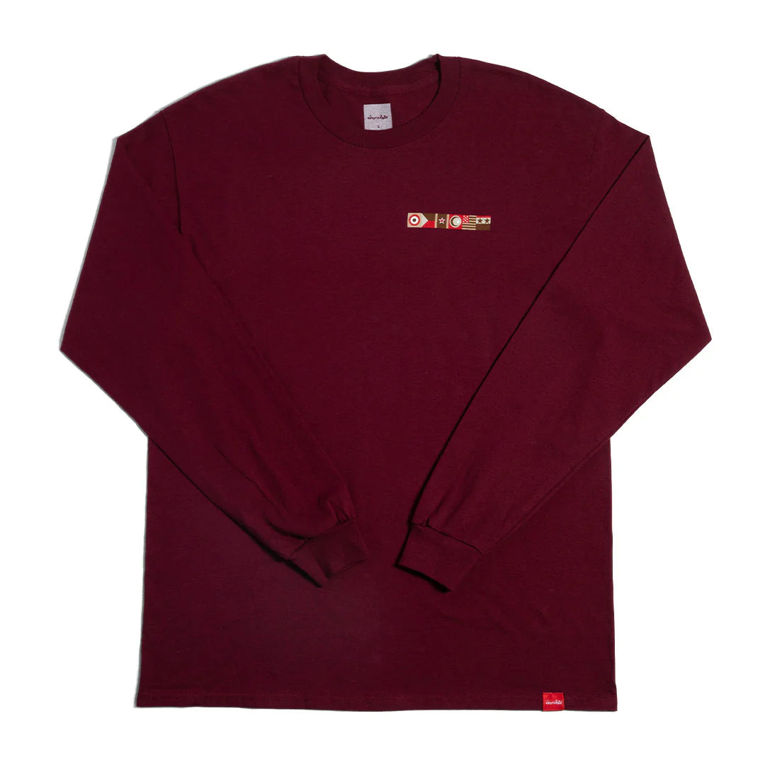 Chocolate Skateboards - Longsleeve T-shirt 'Flyin The Flag tee'