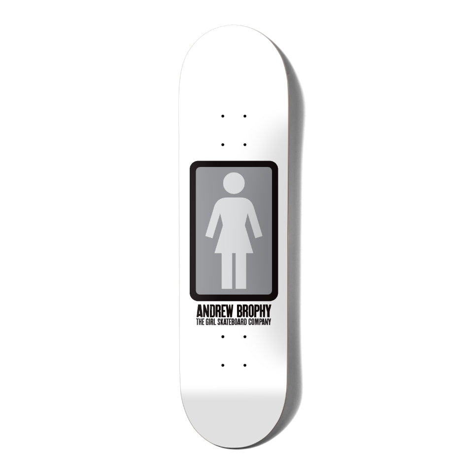 Girl Skateboards - Brophy 'OG Black White' (G052) 8.25"