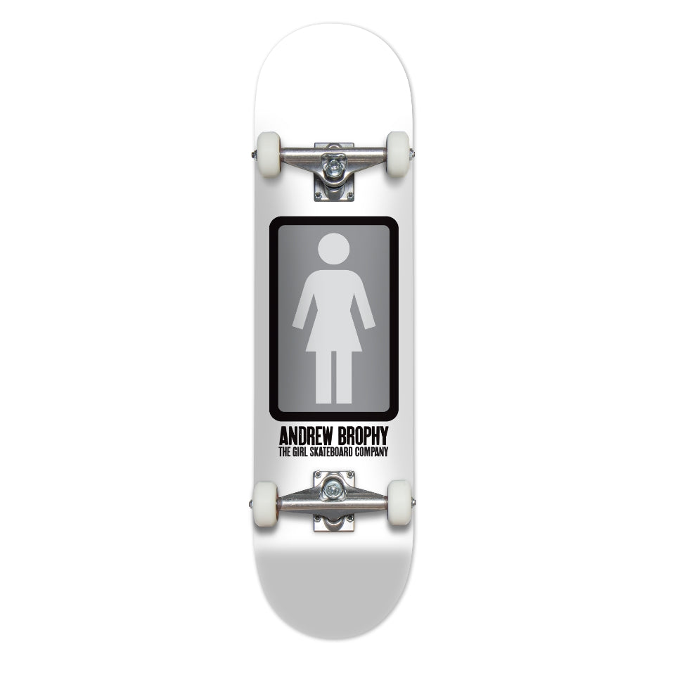 Girl Skateboards - Complete Brophy 'OG Black White' 8.25"