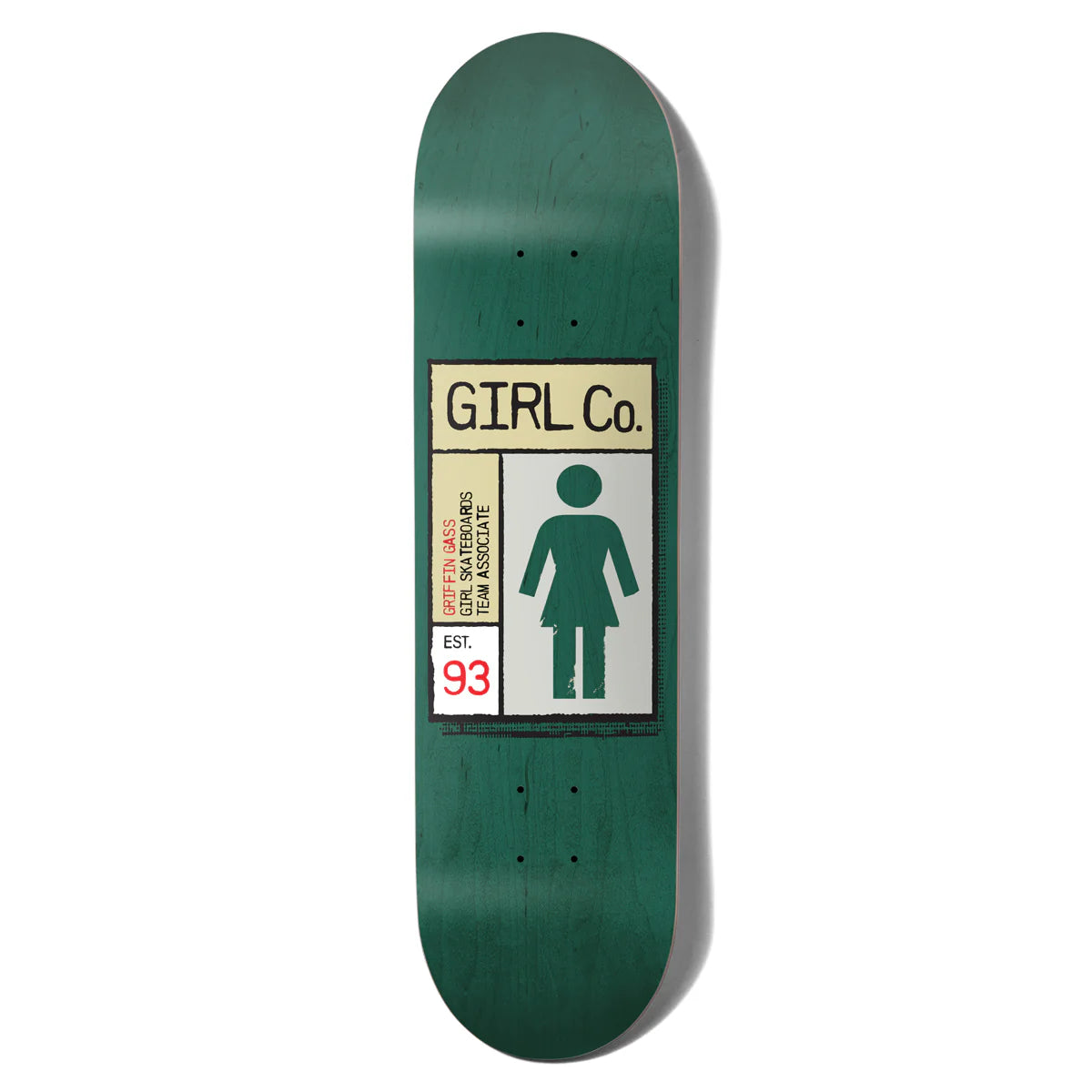 Girl Skateboards - Gass 'Grid Box' (G052) 8.25"