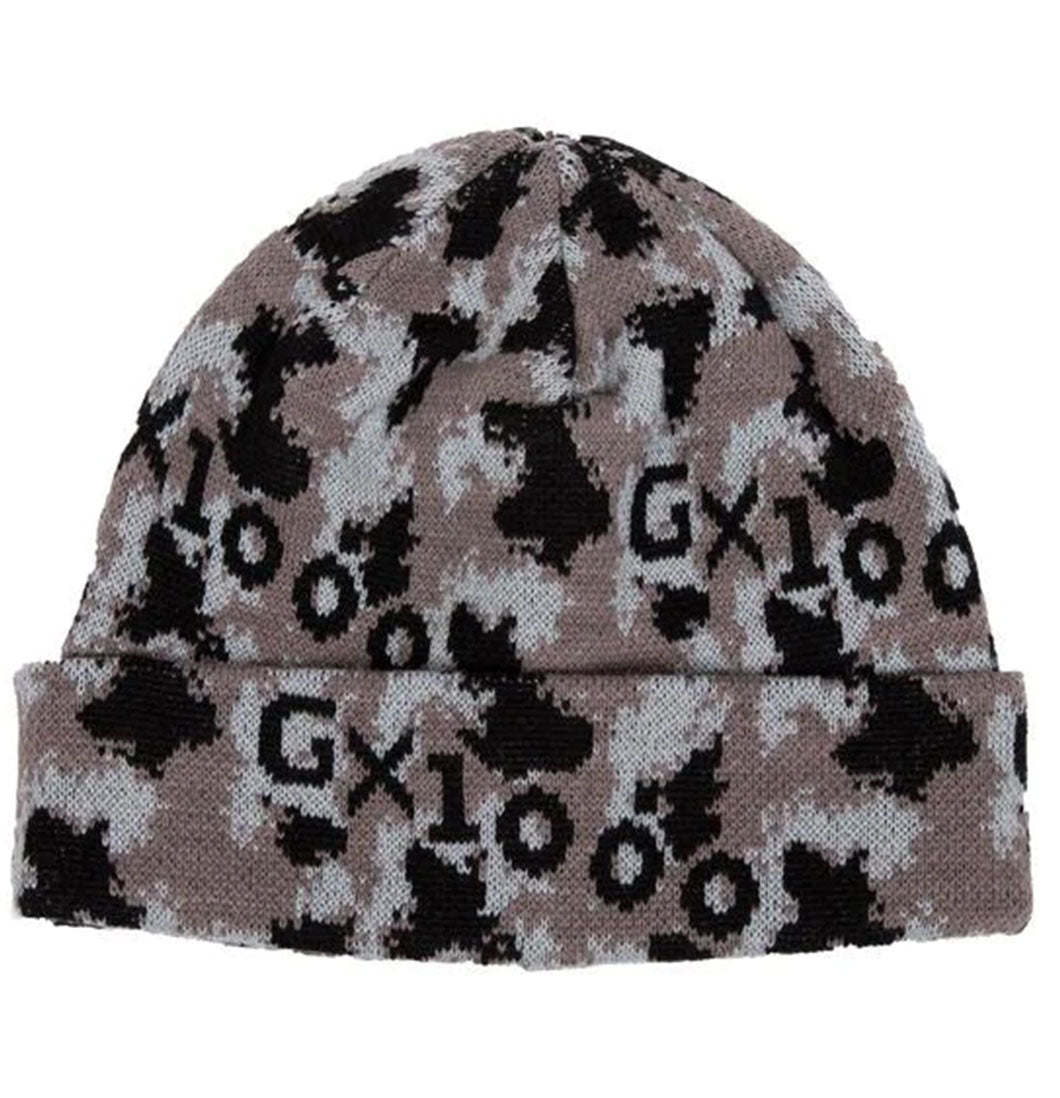 GX1000 - Trenched Camo Beanie (Grey) - Plazashop