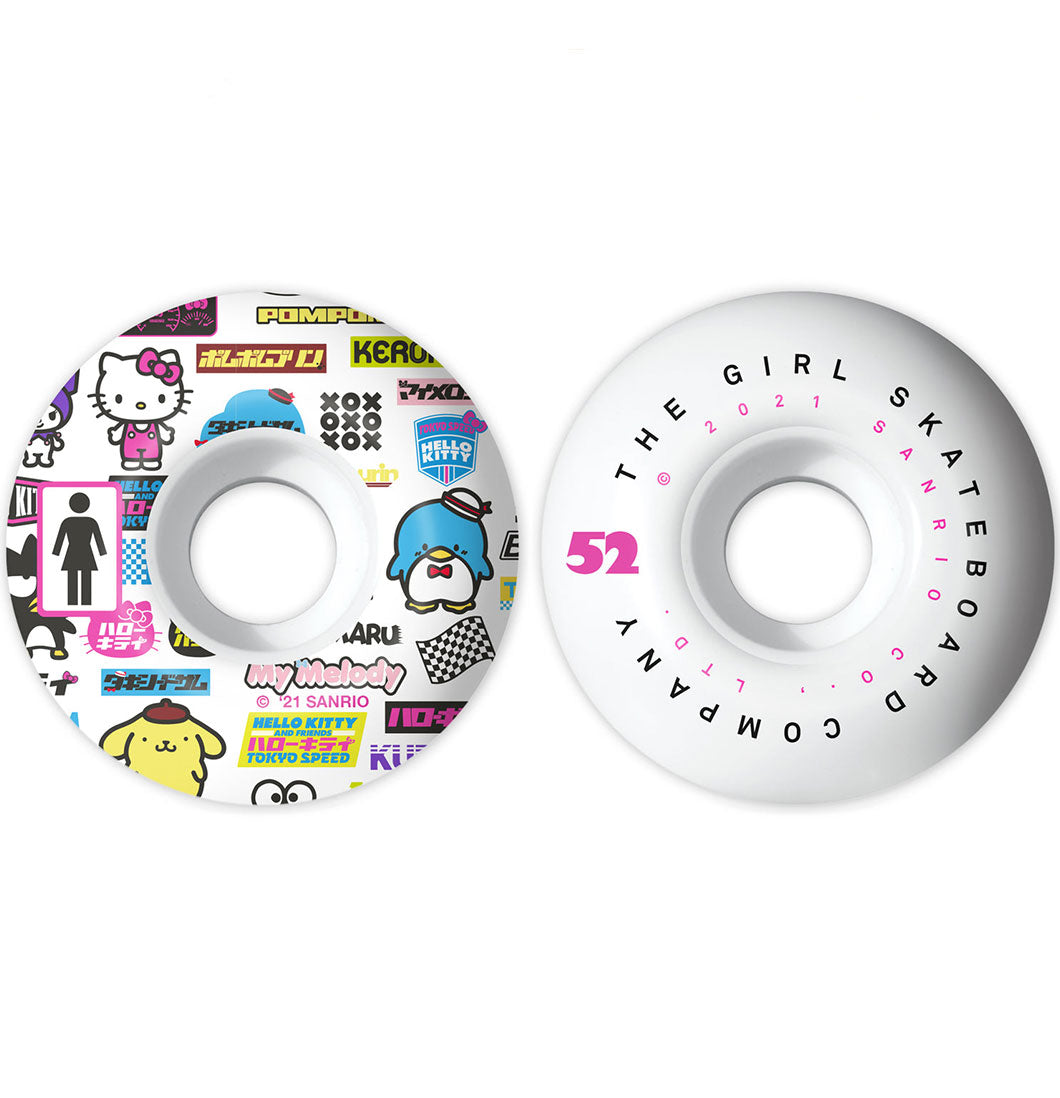 Girl Skateboards - Hjul 'Tokyo Speed' 52mm - Plazashop