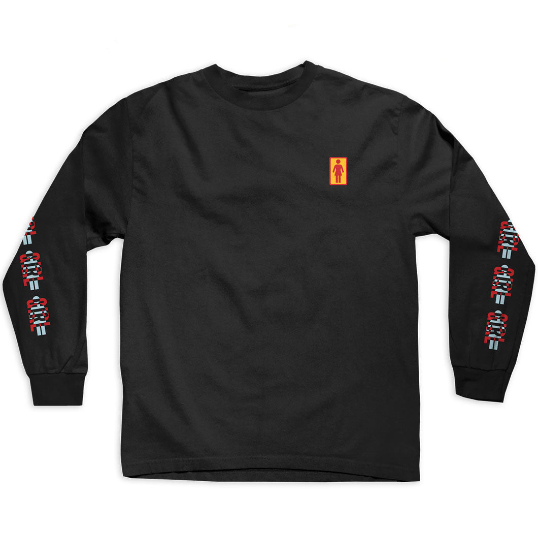 Girl Skateboards - T-shirt 'OG Knockout L/S' (Black) - Plazashop