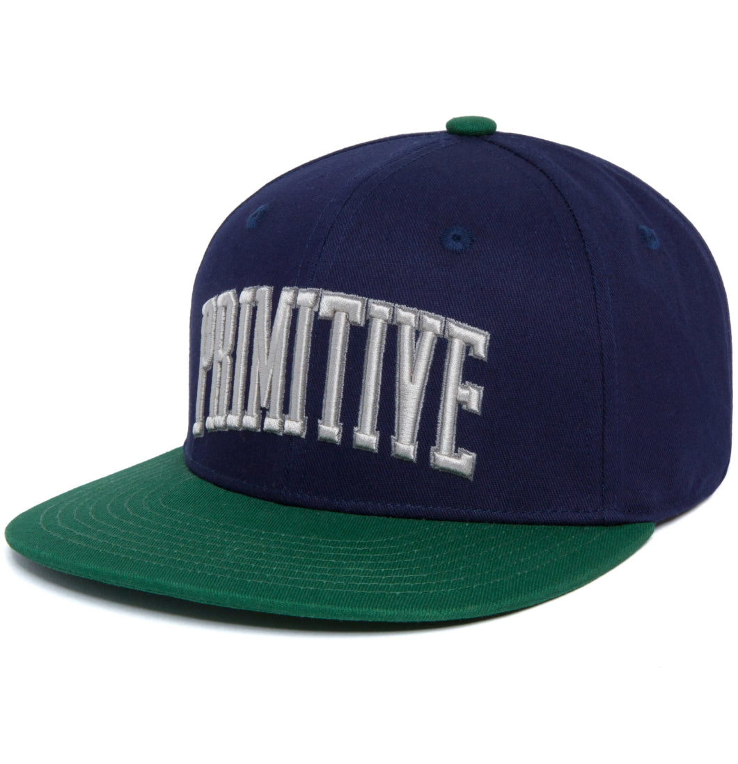 Primitive Skateboarding - Cap 'Collegiate Snapback' (Navy) - Plazashop