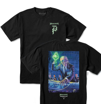 Primitive Skateboarding X Megadeath - T-shirt 'Hangar Tee' (Black) - Plazashop