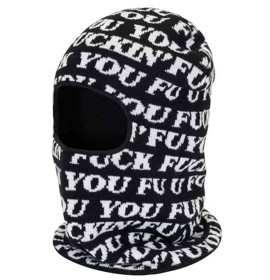 RIPNDIP - Hat 'Fuckin Fuck Balaclava' (Black) - Plazashop