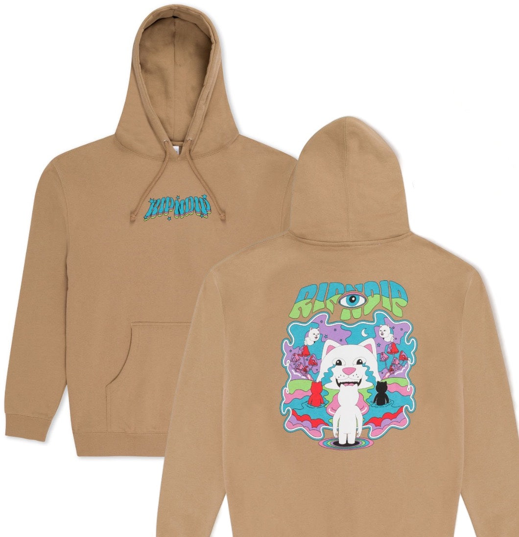 RIPNDIP - Hoodie 'Tears To Heaven' (Sandstone) - Plazashop